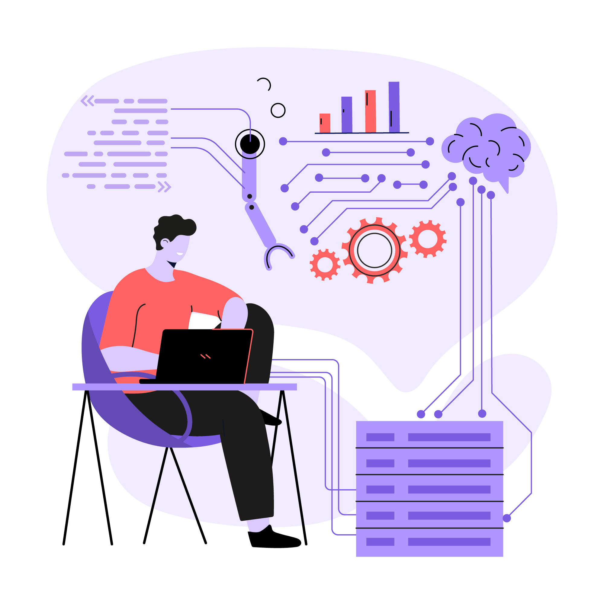 AI Service Visual